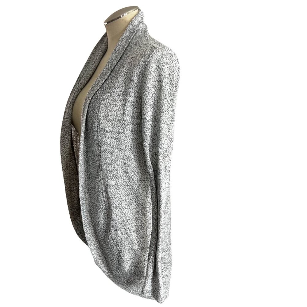 Aeropostale Cardigan PS Grey Round Hem Womens Open Front Sweater Sz Petite Small - Picture 4 of 10